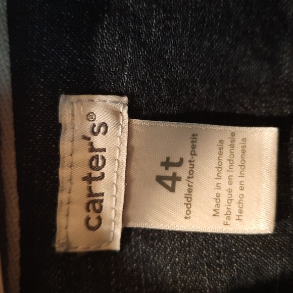 Carter's Toddler Denim Long Sleeve Button Down Shirt size 4T - Picture 4 of 4